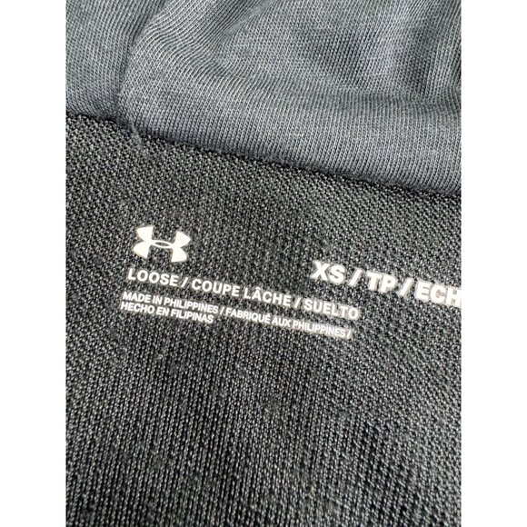 Under Armour UA Women's Teddy Pullover Hoodie Fleece 1/4 Zip Jacket Black XS - Picture 5 of 8